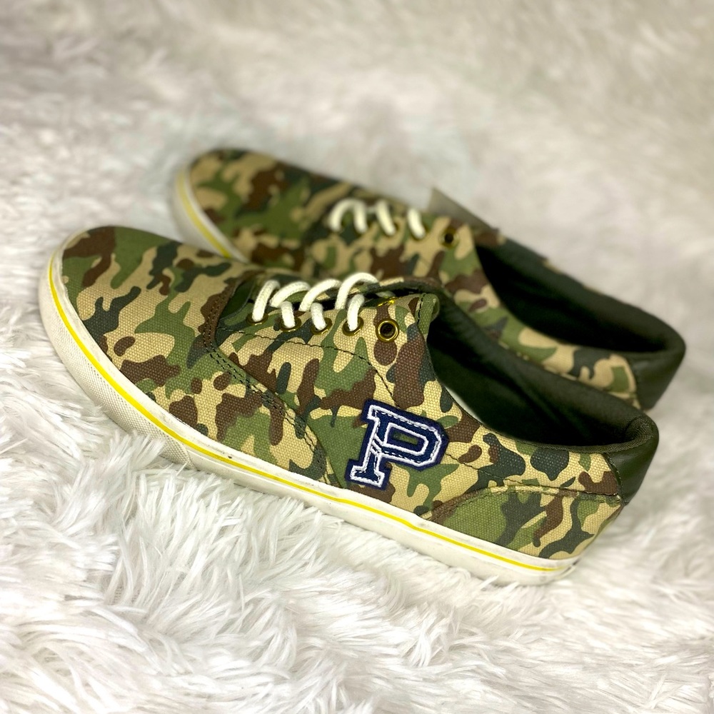 Kids Polo Ralph Lauren Camouflage Sneakers